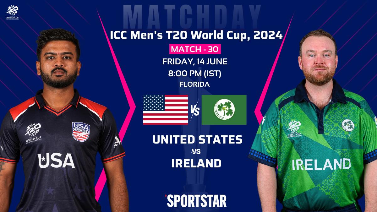 USA vs IRE Live Score Updates, T20 World Cup 2024: Toss delayed due to wet outfield in Florida; Inspection at 8 PM IST